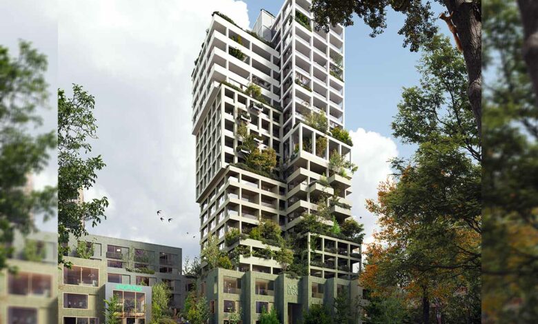 Le projet de gratte-ciel de MVRDV aux Pays-Bas.