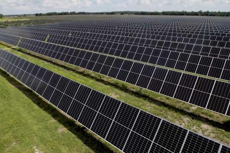 Un parc solaire en Floride.