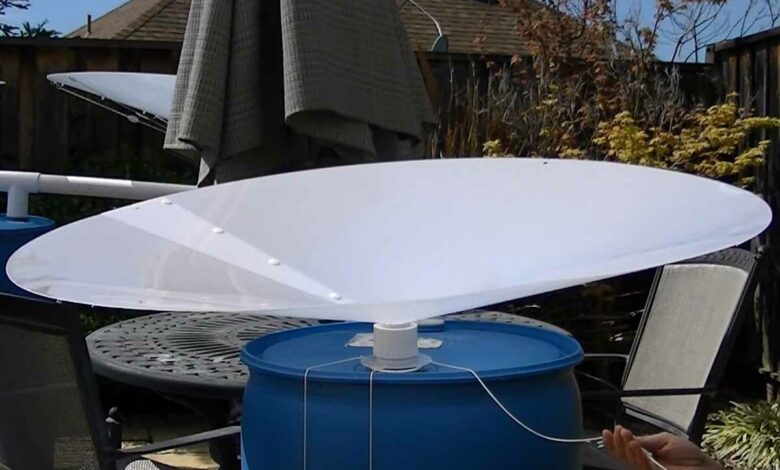 Le Rainsaucer permet d'optimiser la récupération d'eau de pluie.