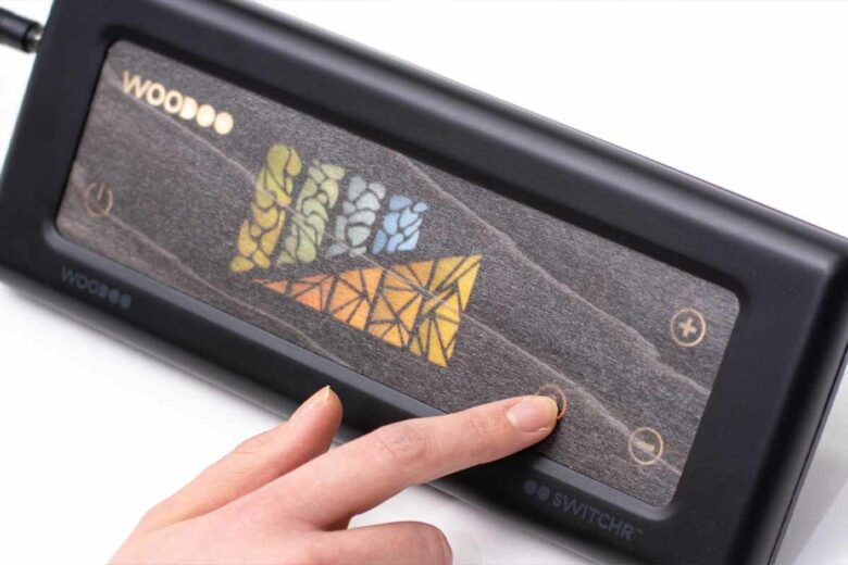 Le bois peut servir d'écran tactile grâce à la technologie de Woodoo.