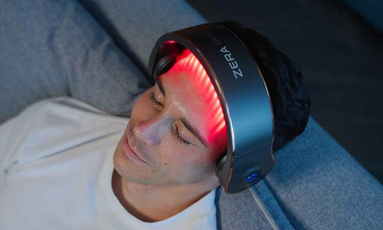 Le casque laser Zera grow permet de stimuler la repousse et la croissance des cheveux.