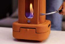 Chauffez et parfumez votre maison avec une flamme tournante.