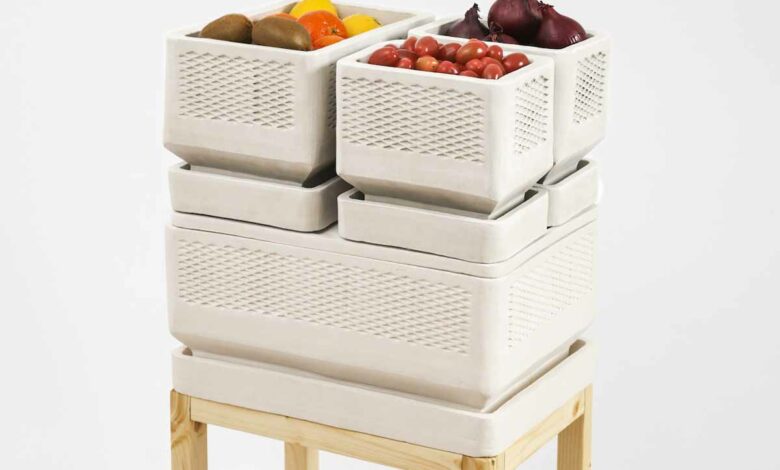 Tony est basé sur le principe du froid par évaporation et refroidit sans électricité les aliments qui ne devraient pas être conservés au réfrigérateur.
