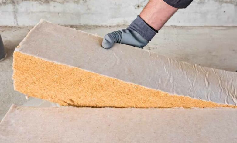 Des panneaux isolants biosourcés en fibre de bois.