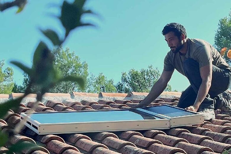 Un panneau solaire thermique pour chauffer gratuitement sa maison.