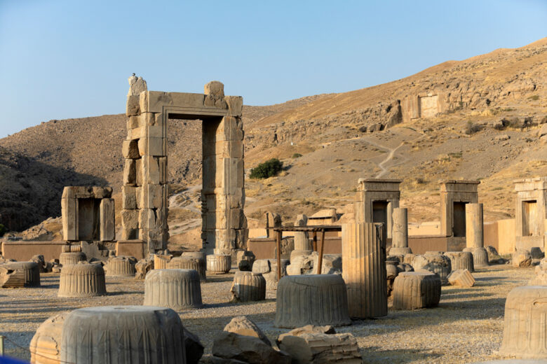 Persépolis, capitale cérémonielle de l'Empire achéménide.
