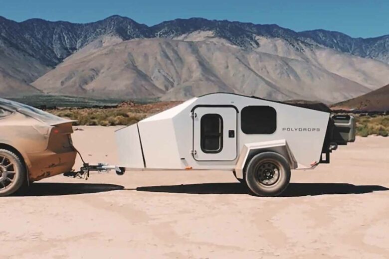 Une mini caravane très futuriste.