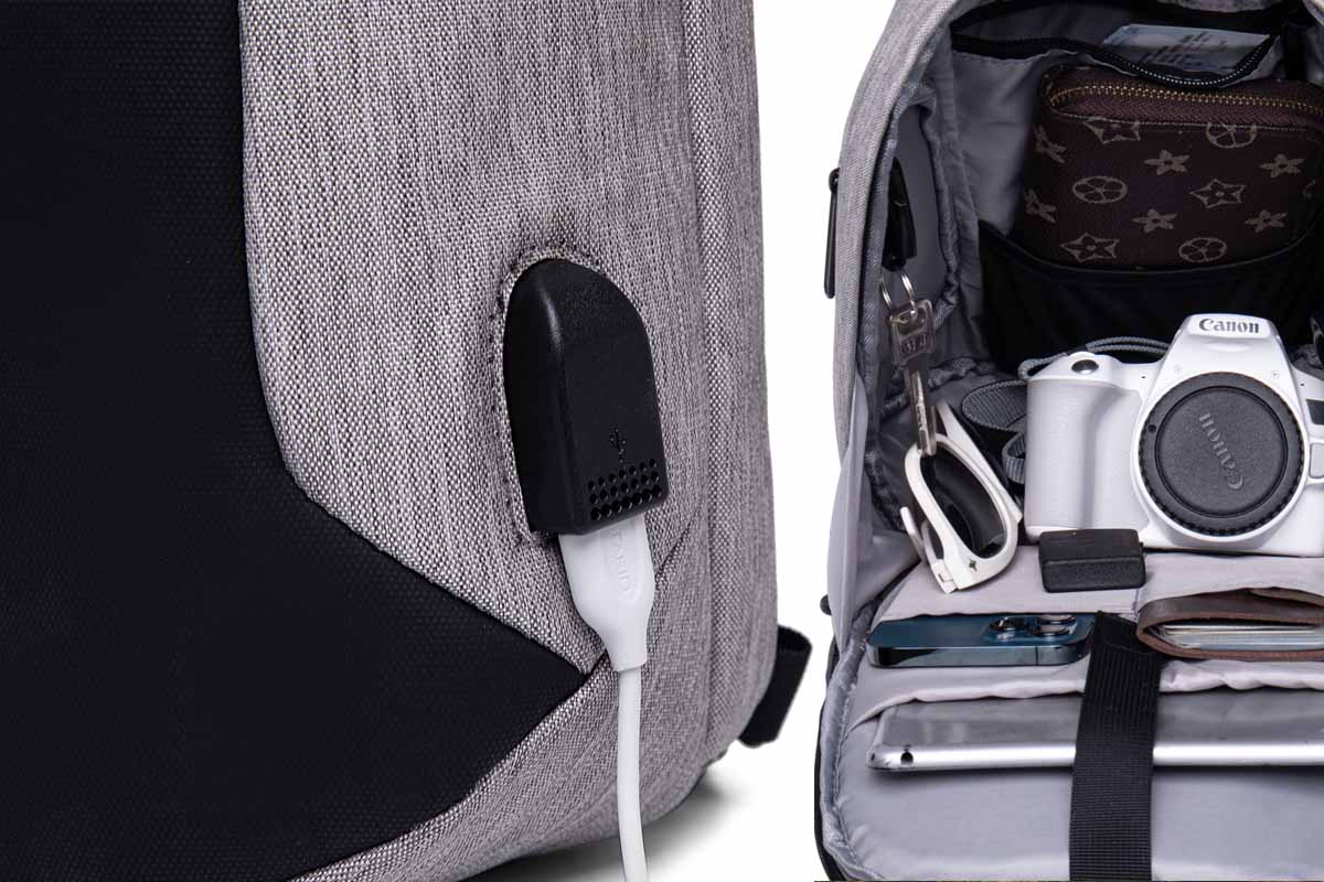 Eptagon (ré)invente le sac à dos avec un dispositif anti-pickpocket très  ingénieux - NeozOne