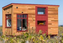 La dernière réalisation de tiny house de chez Baluchon : la Golden Hour.