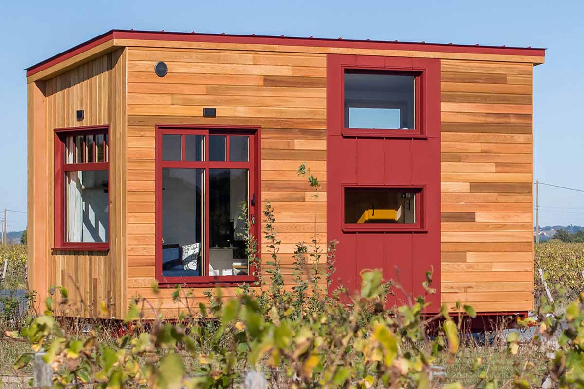 La dernière réalisation de tiny house de chez Baluchon : la Golden Hour.