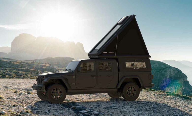 Le module de toit Addax pour le Jeep Gladiator sera mis en vente à partir de 2024.