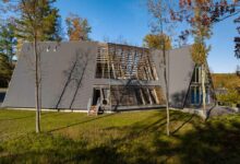 Une maison en A atypique.