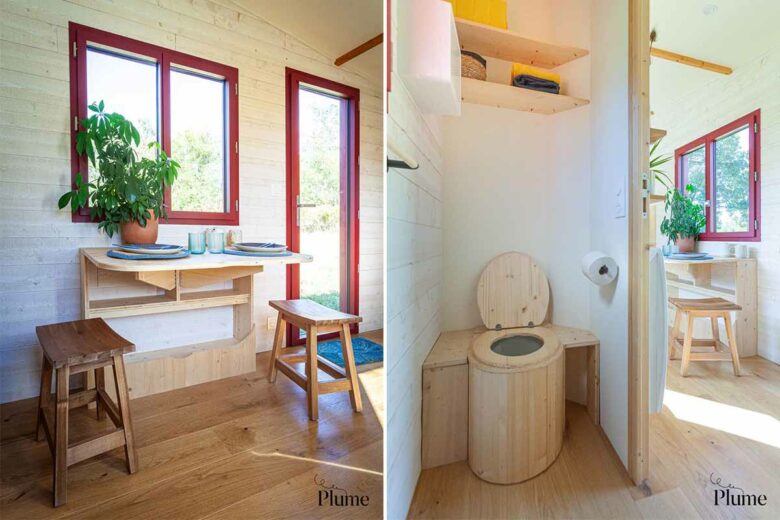 Une tiny house conçue pour proposer une accessibilité optimale.