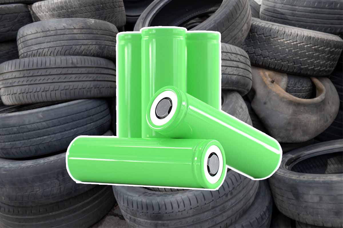 La Start-up chilienne T-Phite veut recycler des pneus usagés pour les transformer en batteries. Crédit : Shutterstock