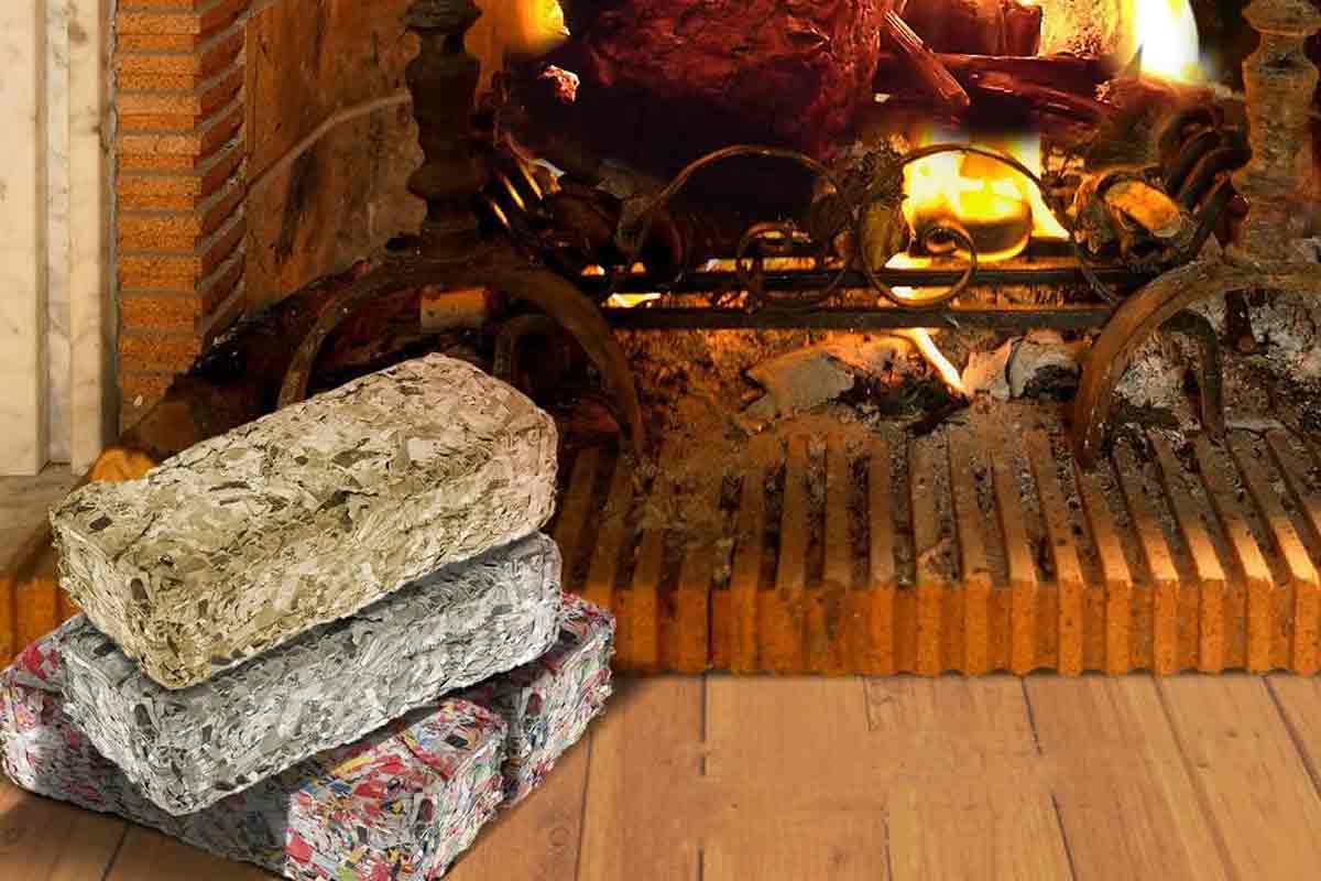Compacteur Buche de papier journal poêle a bois,insert cheminé 