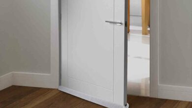Le boudin de porte permet de limiter les pertes de chaleur et l'infiltration d'air froid.