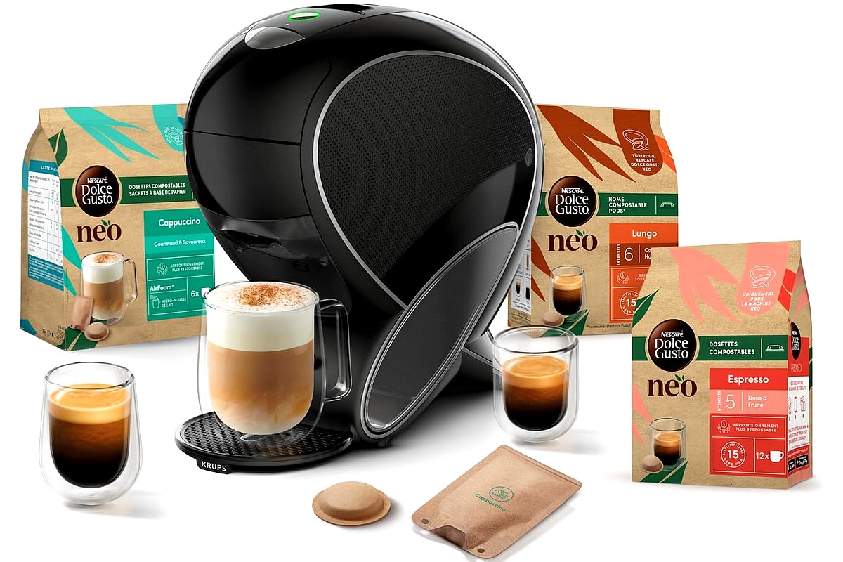 Nescafé Dolce Gusto mise sur les capsules papier compostables avec sa  nouvelle offre Neo