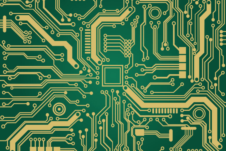 Un circuit intégré que l'on trouve dans divers appareils électroniques.