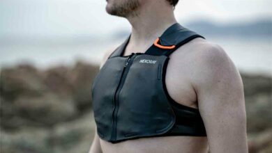 Le design de SwimVest réduit les forces de frottement et assure un confort optimal pour les utilisateurs.