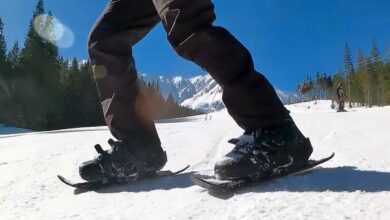 Snowfeet, des minis patins de ski.