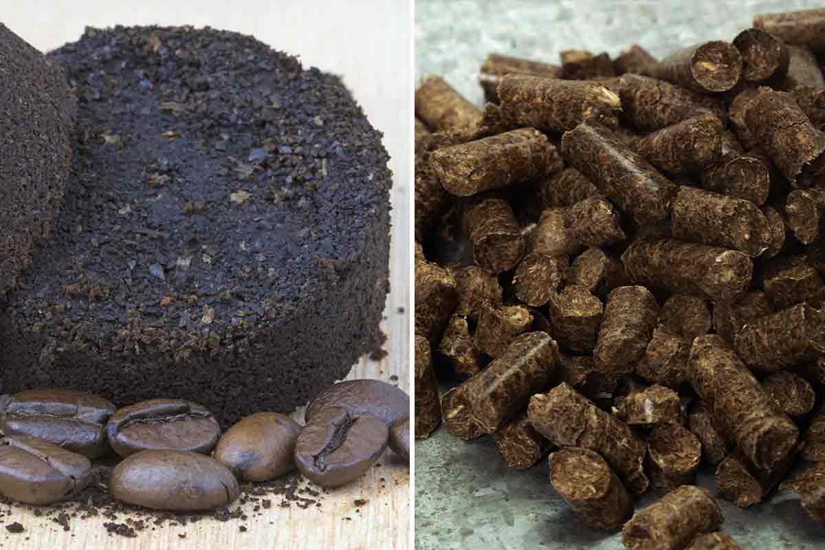 Vous pouvez recycler votre marc de café en pellets.