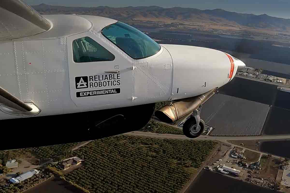 Un vol sans pilote pour le Cessna 208B Caravan équipé du système Reliable Robotics.