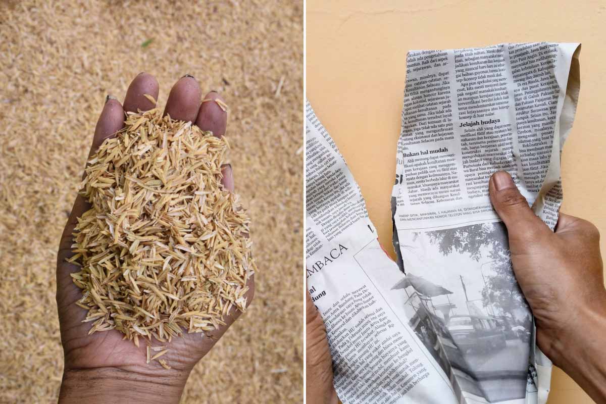 La balle de riz et les journaux recyclés pourraient être les matériaux isolants écologiques du futur