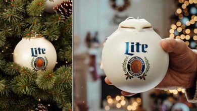 Des décorations de Noël pour adultes signées Miller Lite.