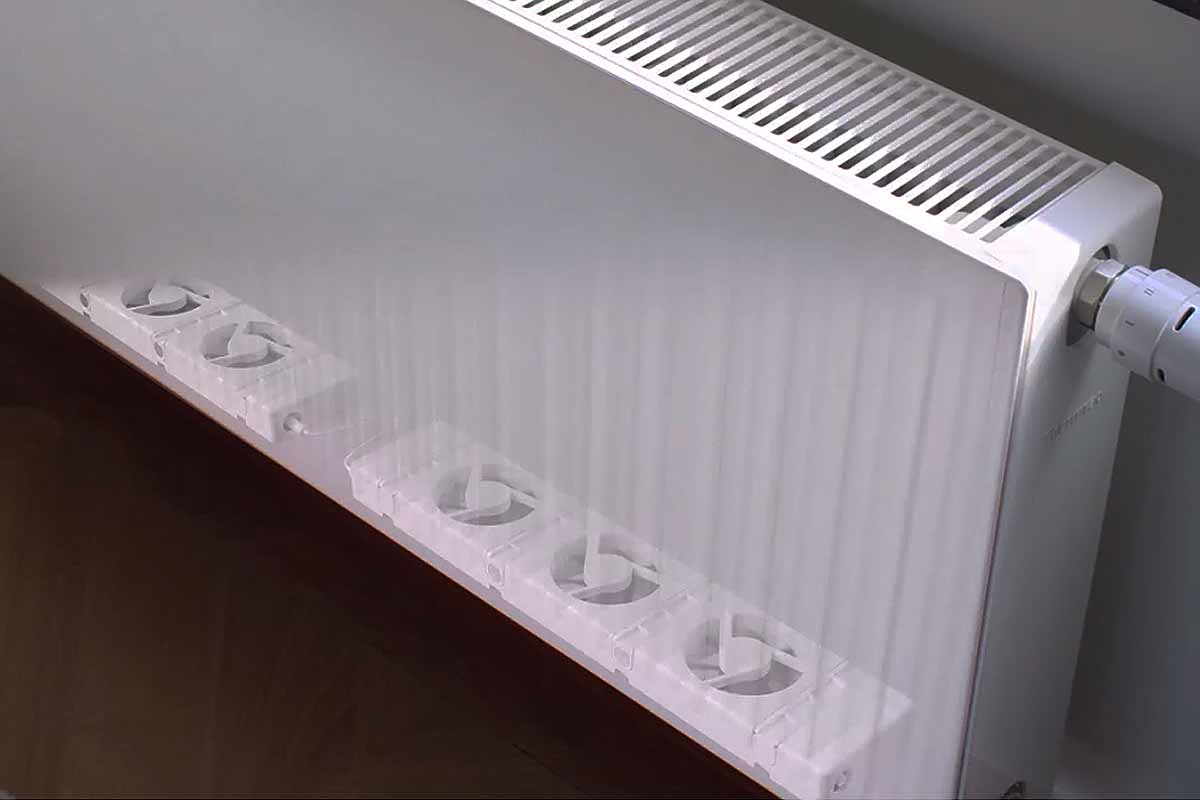 Ventilo-radiateur pour chauffage de grands volumes en basse