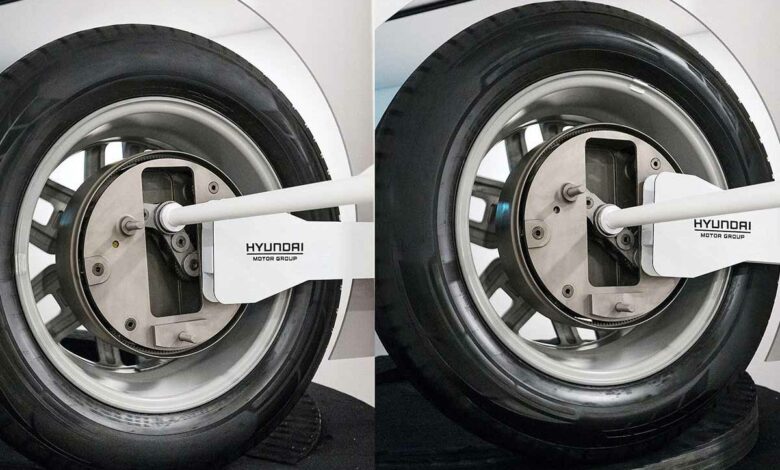 Présentation du système "Uni Wheel" lors d'un essai de fonctionnement.