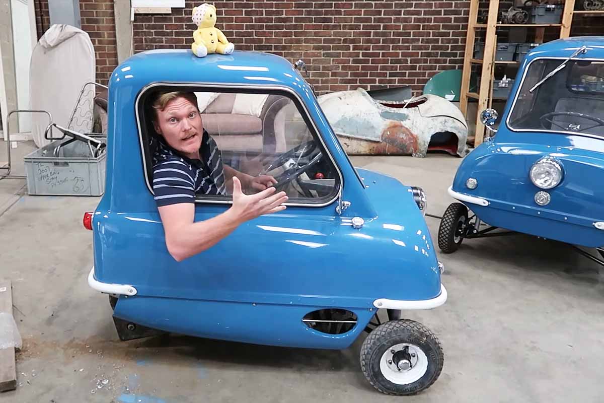 Insolite. Peel P50 : la plus petite voiture du monde mesure 1,34 m de long !