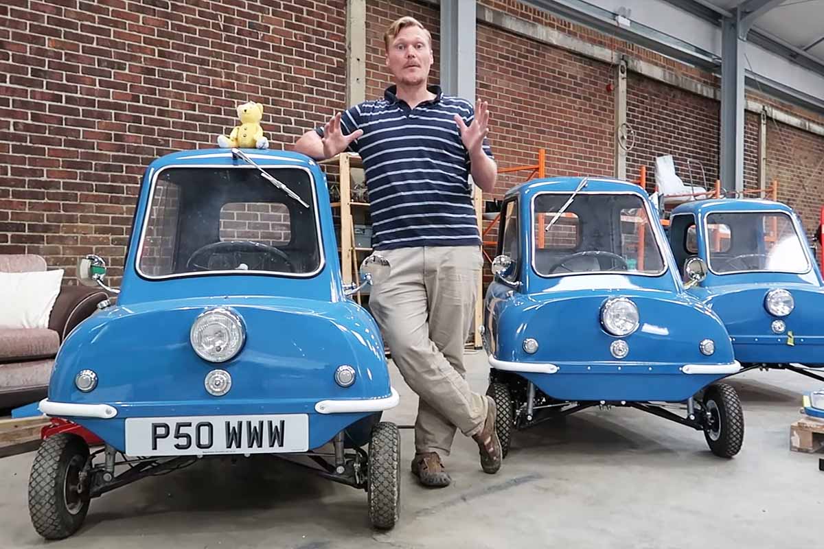 Insolite. Peel P50 : la plus petite voiture du monde mesure 1,34 m de long !