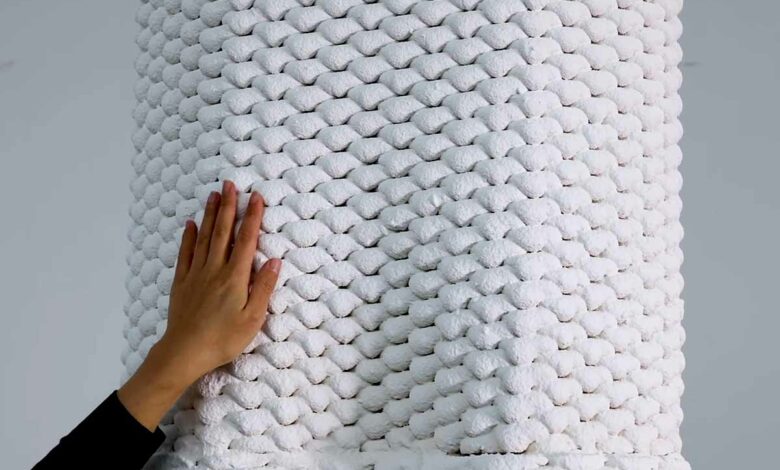L'ETH Zurich imprime en 3D des composants d'isolation à partir de déchets industriels recyclés.