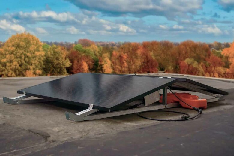 Le kit est livré avec deux réservoirs de remplissage pour l'installation. L'entreprise préconise un remplissage avec du sable. Un troisième ballast (en option) peut être ajouté en cas de besoin.