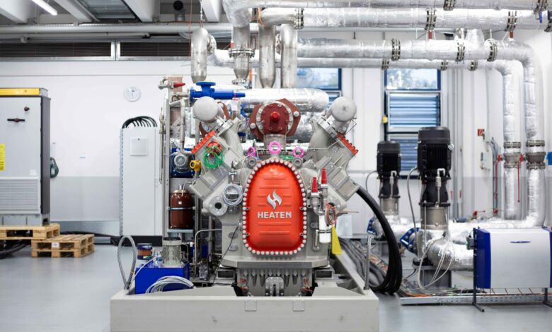 La pompe à chaleur industrielle Heaten permettrait d'atteindre des températures très élevées.
