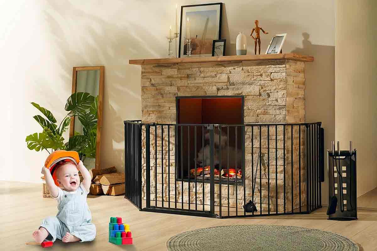 Une barrière de protection pour vos enfants afin qu'ils ne se brûlent pas.