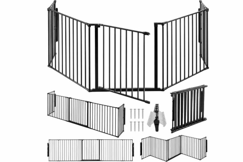 Différentes possibilités de montage d'une barrière de protection.