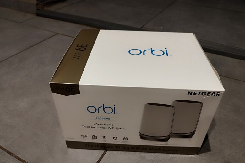 Orbi WiFi 6E Mesh (RBKE962) - Système Quad-band avec Routeur WiFi