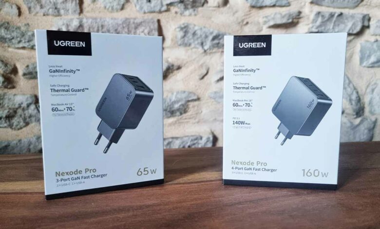 UGREEN dévoile deux nouveaux chargeurs « Nexode Pro » de 65 et 160 W -  NeozOne