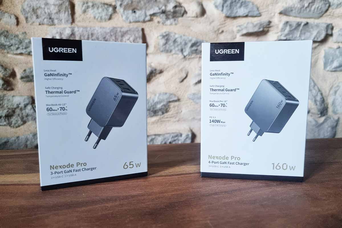 UGREEN dévoilent deux nouveaux chargeurs « Nexode Pro » de 65 et 160 W