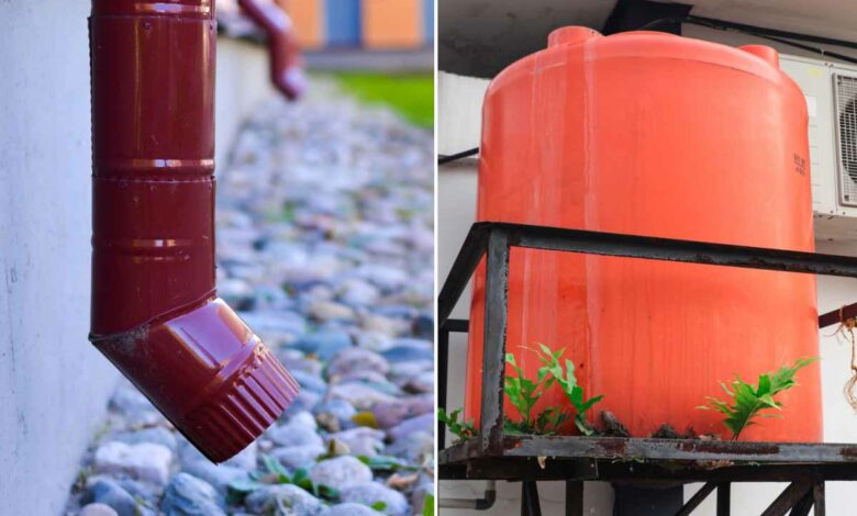 De nouvelles aides pour installer un récupérateur d'eau de pluie.