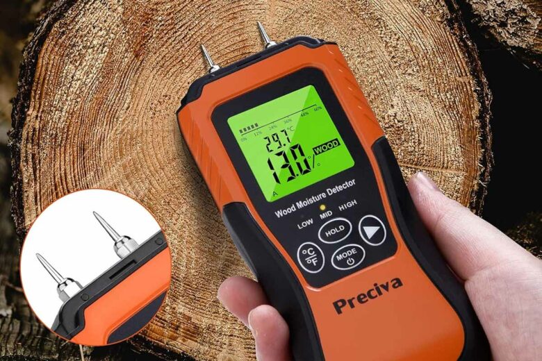 Un hygromètre ou humidimètre pour tester votre bois.