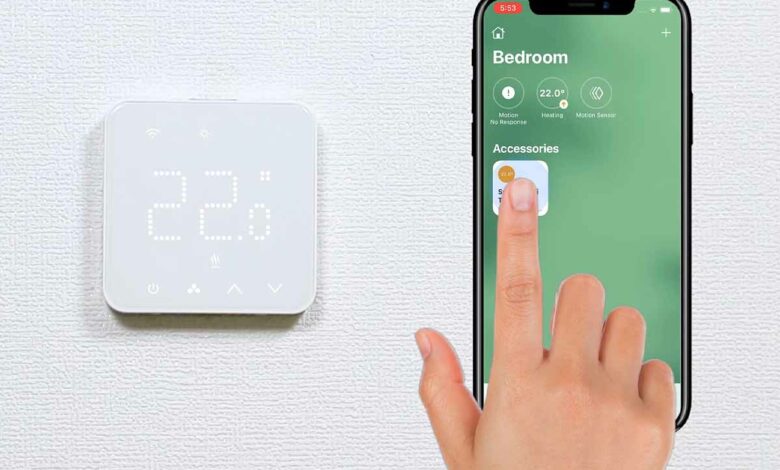 Les thermostats connectés sont pilotables via votre smartphone grâce à une application dédiée.