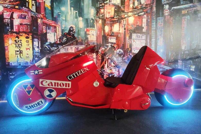 Une réplique électrique de la moto d'Akira.