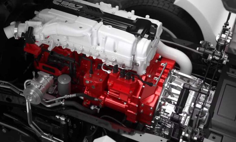 Cummins dévoile sont tout nouveau moteur à hydrogène pour poids lourds et autocars, le B6.7H.