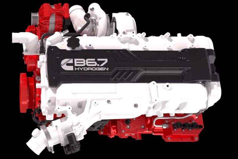 Le B6.7H est un moteur à hydrogène développe par Cummins pour les véhicules lourds. 