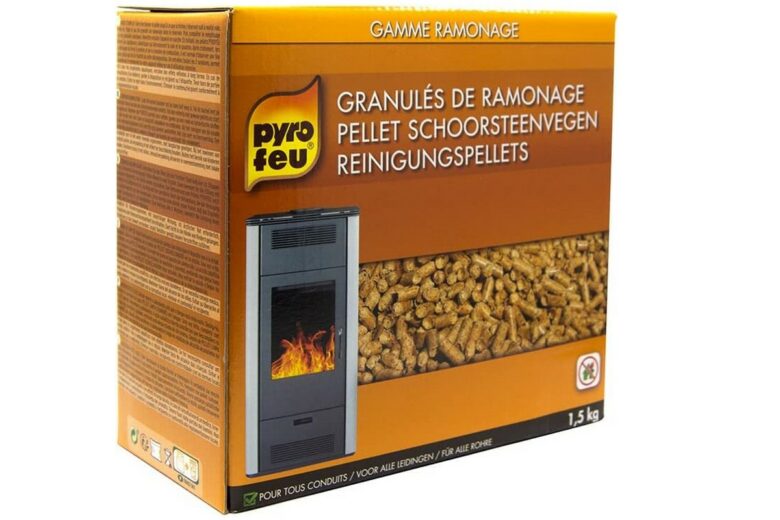 Les pellets de ramonage Pyro Feu vous aident à maintenir un conduit toujours propre.