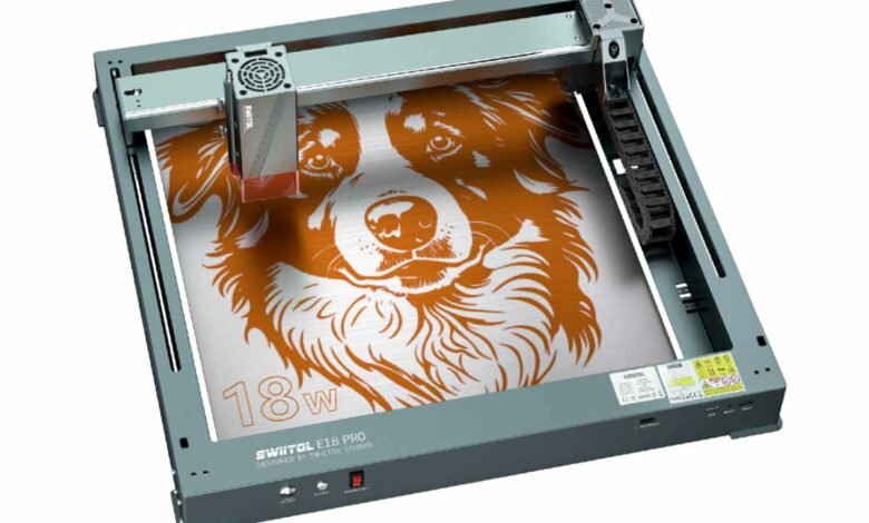 Machine de gravure laser Swiitol E6 Pro 6W, sans installation