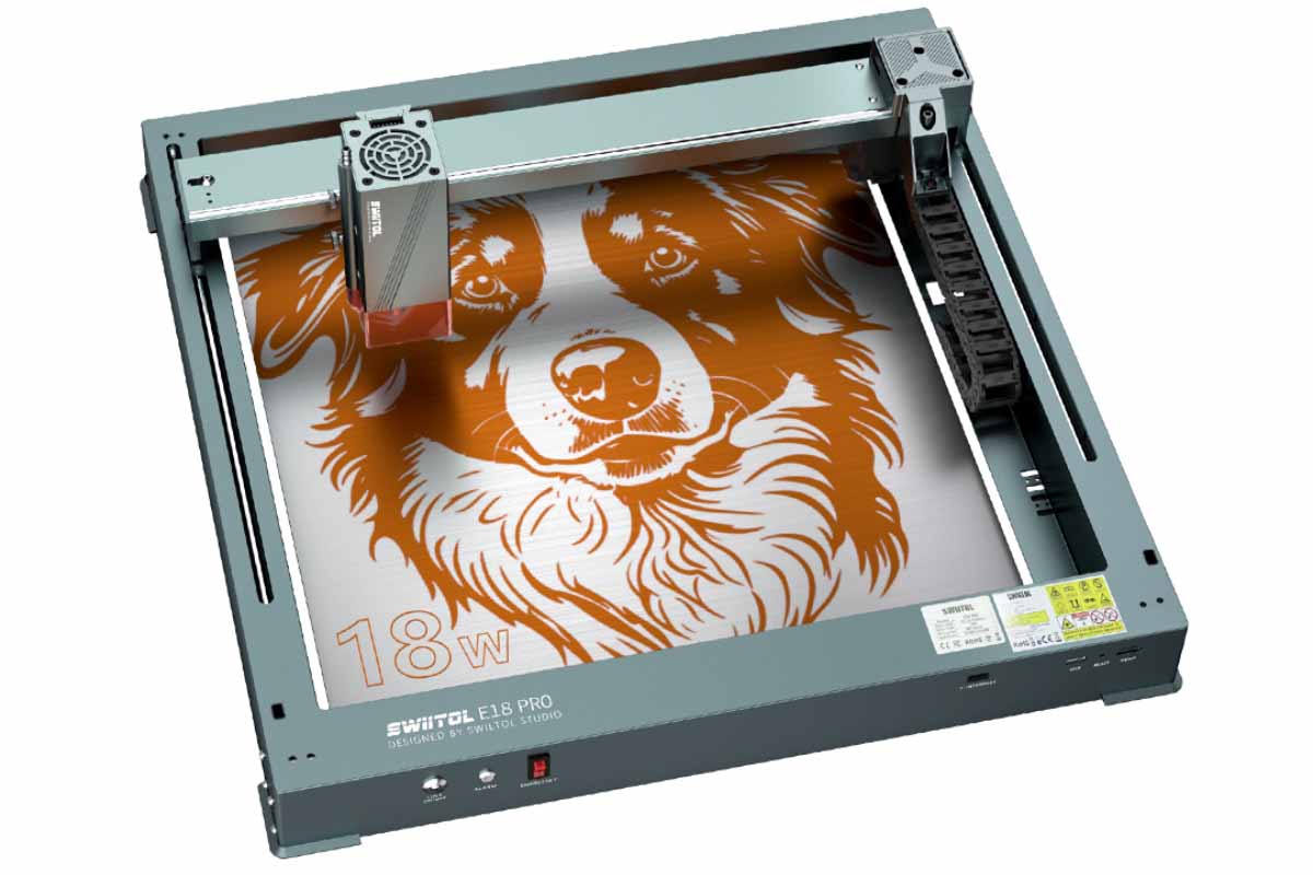 Machine de gravure laser Swiitol E6 Pro 6W, sans installation