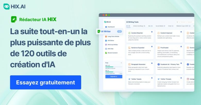 Rédacteur IA HIX